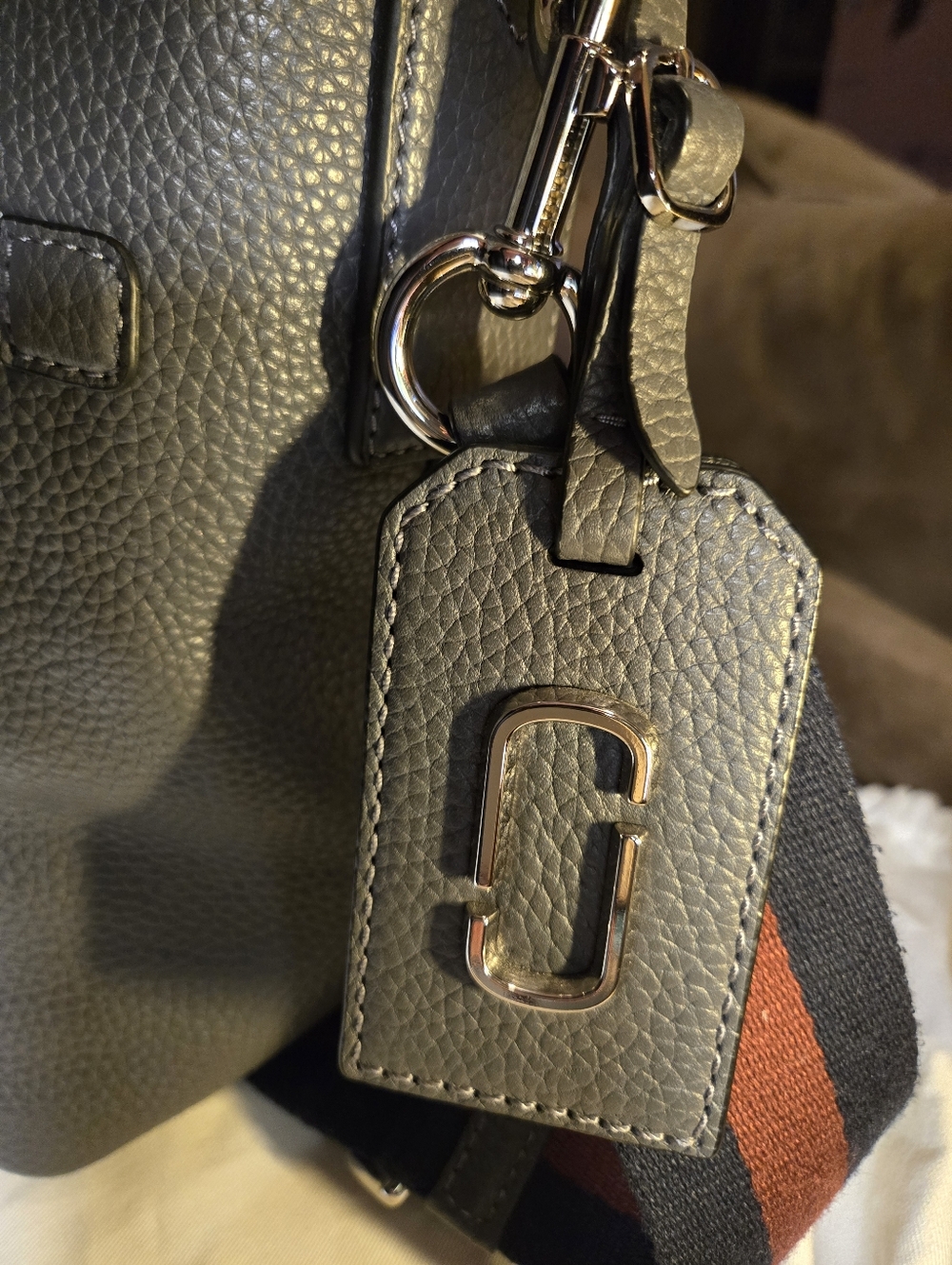Marc Jacobs Gotham Leather Bucket Bag - Gray - Picture 5 of 14